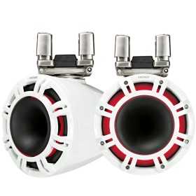 Kicker KMTC94W Coppia Altoparlanti a torretta-horn HLCD LED 9" 600W Bianco IDKMTC94W-10%