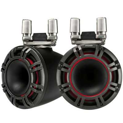 Kicker KMTC94 Coppia Altoparlanti a torretta-horn HLCD LED 9" 600W Nero IDKMTC94-10%