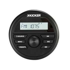 Kicker KMC2 Marine Multimedia Receiver Gauge Style 4 channels Round IDKMC2