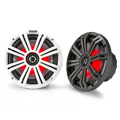 Kicker KM84L Coppia Altoparlanti Coassiali LED 8" 300W 4Ohm 92dB IDKM84L-10%