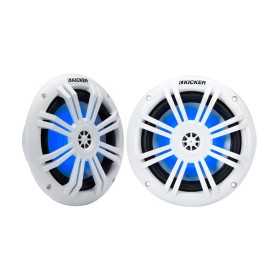 Kicker KM604W/L Coppia Altoparlanti Coassiali LED 6.5" 150W 4Ohm 90dB IDKM604WL-10%
