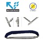 Tendalino Bimini Depth 4 Archi Alto Inox 188x200/210xh140cm P250cm Blu Navy OS4692121-28%