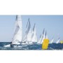Boa segnaletica cilindrica da regata gonfiabile in PVC Giallo Ø100x150cm MT3821230-20%