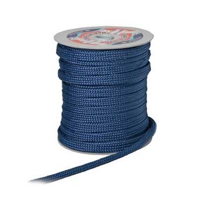 Treccia Piattina in PP a 32 fusi 4,5X20mm Blu Navy Ø14mm V/m N10502806704-30%