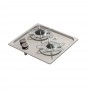 Piano cottura ad incasso inox 2 fuochi 1750+1000W incasso 305x330mm OS5010244-28%