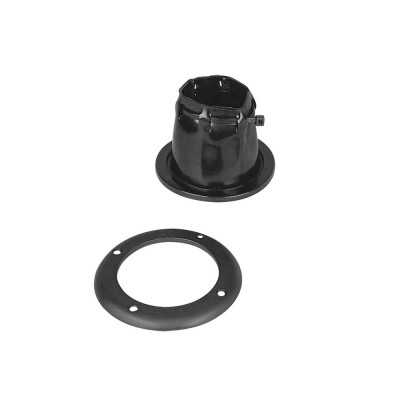 Black Adjustable PVC fairlead cradle Ø105xh68mm N82312502021N