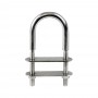 Cavallotto ad U inox 105mm filettato Ø8xh60mm Interasse 35mm N61842700264-40%