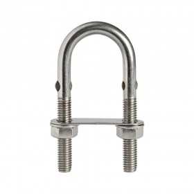 Cavallotto ad U AISI304 90mm filettato Ø6xh40mm Interasse 36mm N61842700271-40%