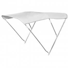 White 3-Arc foldable bimini 200/210xh110cm D180cm OS4690823