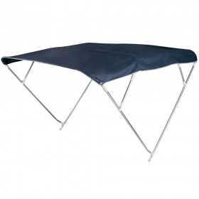 Bimini Depth navy blue 4-arc sunshade 175/185xh140cm D250cm OS4691812