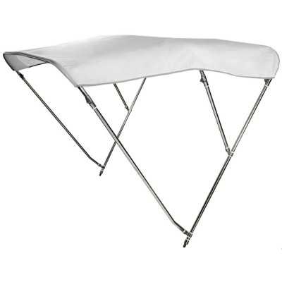 White 3-Arc foldable High AISI316 Bimini 200/210xh140cm D180cm OS4692004