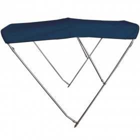 Tendalino Pieghevole Blu Navy 3 Archi Inox Alto 245/255xh140cm P180cm OS4692016-28%