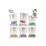 Silwy Set 6 Plastic Multicolor Magnetic Cups 250cc Ø82xH100mm MT5802610