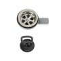 90° Ø25mm Side Drain Valve 70mm Grating with plug OS5018698