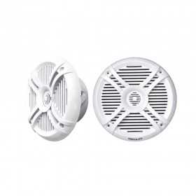 Coppia di casse bianche a due vie con LED RGB programmabili 6,25 2x50W OS2974703-18%