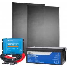 Kit Barca Camper 12V 400W + LiFePO4 200Ah + SmartSolar MPPT 100/30 + Kit Cavi 6mmq N151030200254