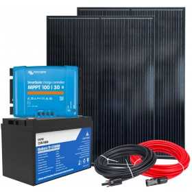 Kit Barca Camper 12V 300W + LiFePO4 100Ah + SmartSolar MPPT 100/30 + Kit Cavi N151030200252
