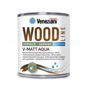 Veneziani WOOD V-MATT AQUA 7W6.314 750ml Vernice opaca Monocomponente YM473COL523-29.69%