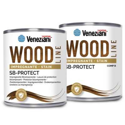 Veneziani WOOD SB-PROTECT 7W6.521 1L .000 Impregnante protettivo BC YM473COL511 per impregnazione di essenze pregiate-30.22%