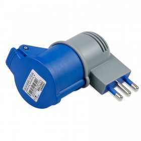 Civil-industrial adapter plug S17 2P+T 16A CEE Socket 2P+T 16A 240V IP44 N50523527256