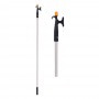 Mezzo marinaio fisso in alluminio 147/25 con gancio in nylon nero N30610611716-5%