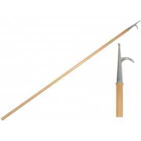 Wooden pole and Stainless Steel boathook tip 210/30 MT0700621