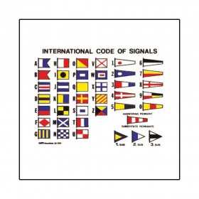 Table Sticker International Code of Signals 12x16cm N31812621817