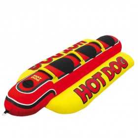 KWIK TEK Airhead Hot Dog Inflatable Towable Tube 260x110cm 3 People OS6495600
