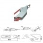 Clam-cleat Strozzascotte volante in lega leggera Scotta 4/8mm OS5625301-28%