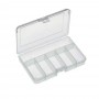 Scatola porta minuterie trasparente con 6 scomparti 16x11x3cm N5100314063-0%