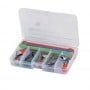 Transparent small parts box with 6 compartments 16x11x3cm N5100314063