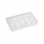 Transparent small parts box with 6 compartments 16x11x3cm N5100314063