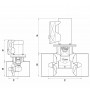 Quick Elica di Manovra con Carter Prua BTQ 110-25C 12V 1,3Kw 25Kgf Q50811002CB-25%