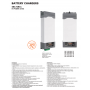 Quick Caricabatterie SBC1950 NRG+ con pannello remoto Hi Power 24V 80A 3 USCITE HR QSBC1950NRG-46%