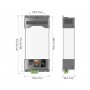Quick Battery Charger SBC NRG+ Medium 950 FR 40A/24V 3 Outputs 243x479x116mm QSBC950NRG with remote panel