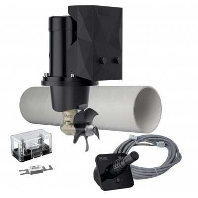 Quick KBTQ 125-30 K5 Kit elica di manovra 12V 1500W 30Kgf Comando a Joystick TNL750mm-35%