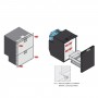 Vitrifrigo DW210 OCX2 DTX IM Drawer Fridge-Freezer + Icemaker 182L 230V VT04020069