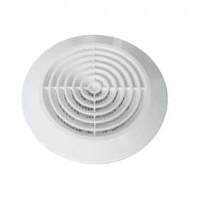 Velair 25468V 100mm White Closable Round Intake Grille UF25468V