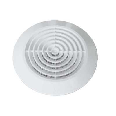 Velair 25468V Griglia di aspirazione tonda chiudibile 100mm bianca UF25468V-10%