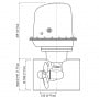 Quick BTQ 185-75 12V Elica di Manovra DC Singola Prua/Poppa 4kW 75kgf-25%