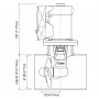 Quick BTQ 185-75 24V Elica di Manovra DC Singola Prua/Poppa 4kW 75kgf-25%