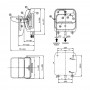 Lavello ribaltabile a parete inox 375x320mm OS5018870-28%