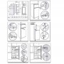 Vitrifrigo C220DP White Fridge 220L 12/24V 44L double door freezer VT10010012