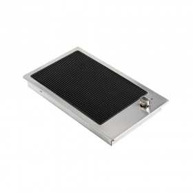Stainless steel Electric barbecue with pyroceramic top 220-240V 2500W 510x300mm OS5038102