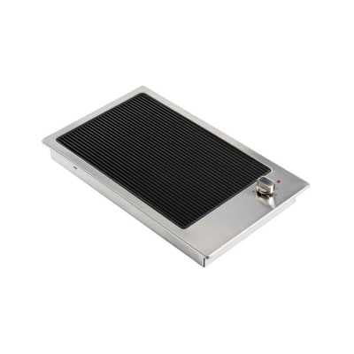Barbecue elettrico inox con piano vetroceramica 220-240V 2500W 510x300mm OS5038102-28%