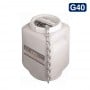 DIN766 G40 Galvanised steel calibrated chain 7mm 75m for winches MT011000775