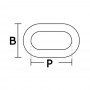 Catena zincata calibrata DIN766 OSC 6mm 75m per salpa ancore OS0137306-075-28%