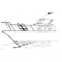 Portaparabordi reclinabile Inox 23cm per 2 parabordi F2-F3 TRP0705630-20%