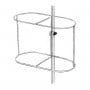 Portaparabordi Inox 31x16cm per 2 parabordi 15cm OS3320402-20%