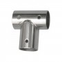 Light stainless steel inclined tee at 90° - Tube D.22 mm N60840500150